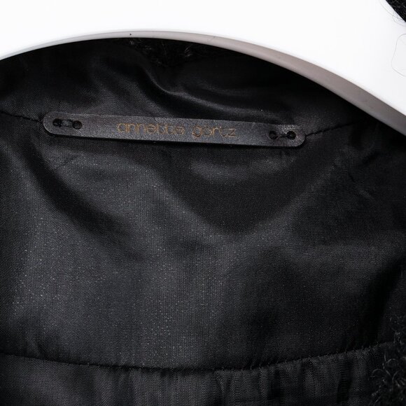 Annette Gortz Grey Brown Ombre Multi-Fibre Frayed Hems Jacket - Picture 4 of 16